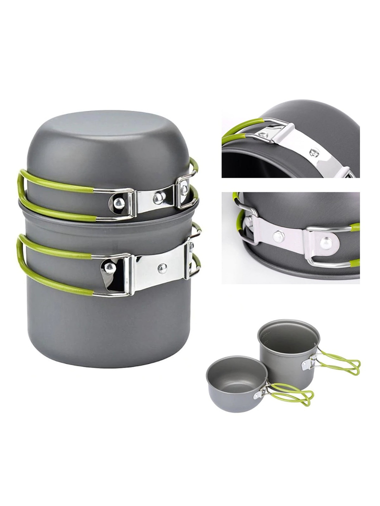 Set de Ollas de Camping 2