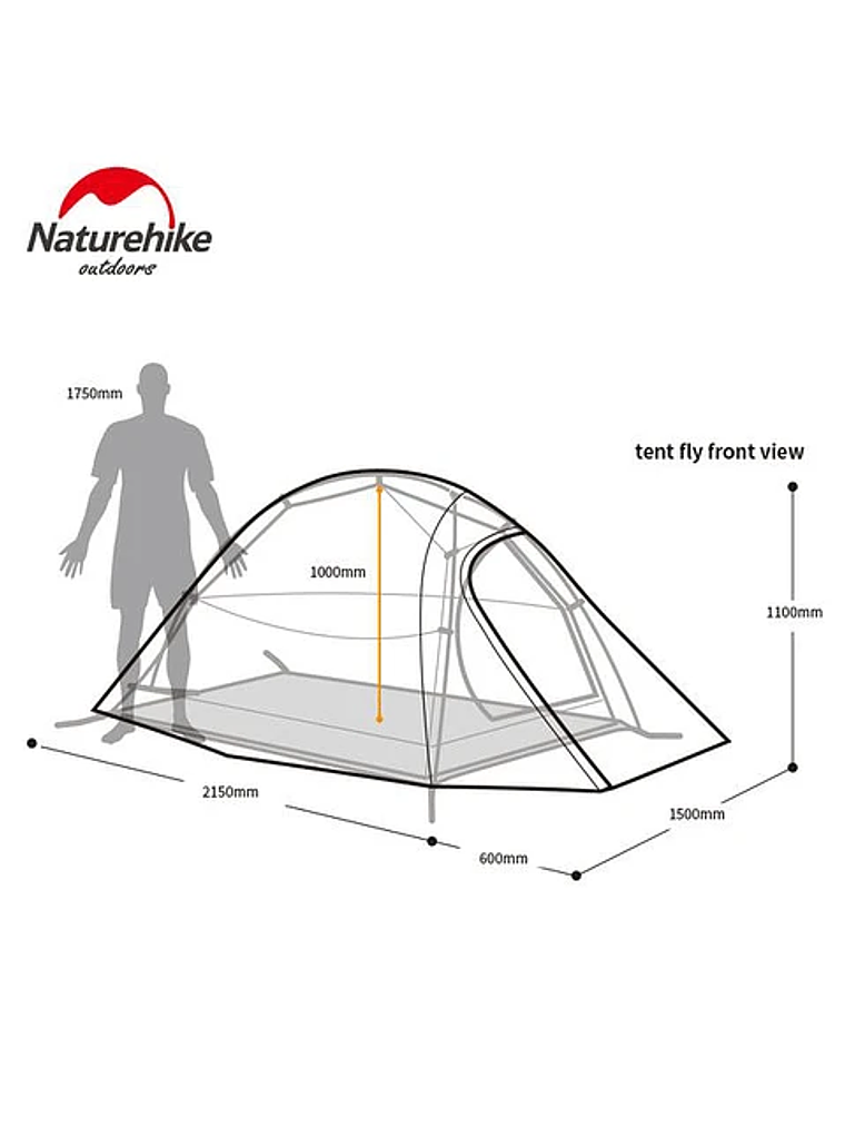 Carpa New Cloud Up 2 Gris 2