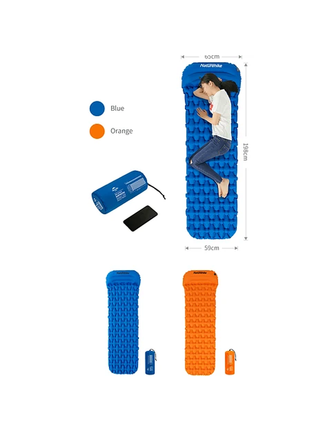 Colchoneta Inflable F12 Ultralight Blue 2