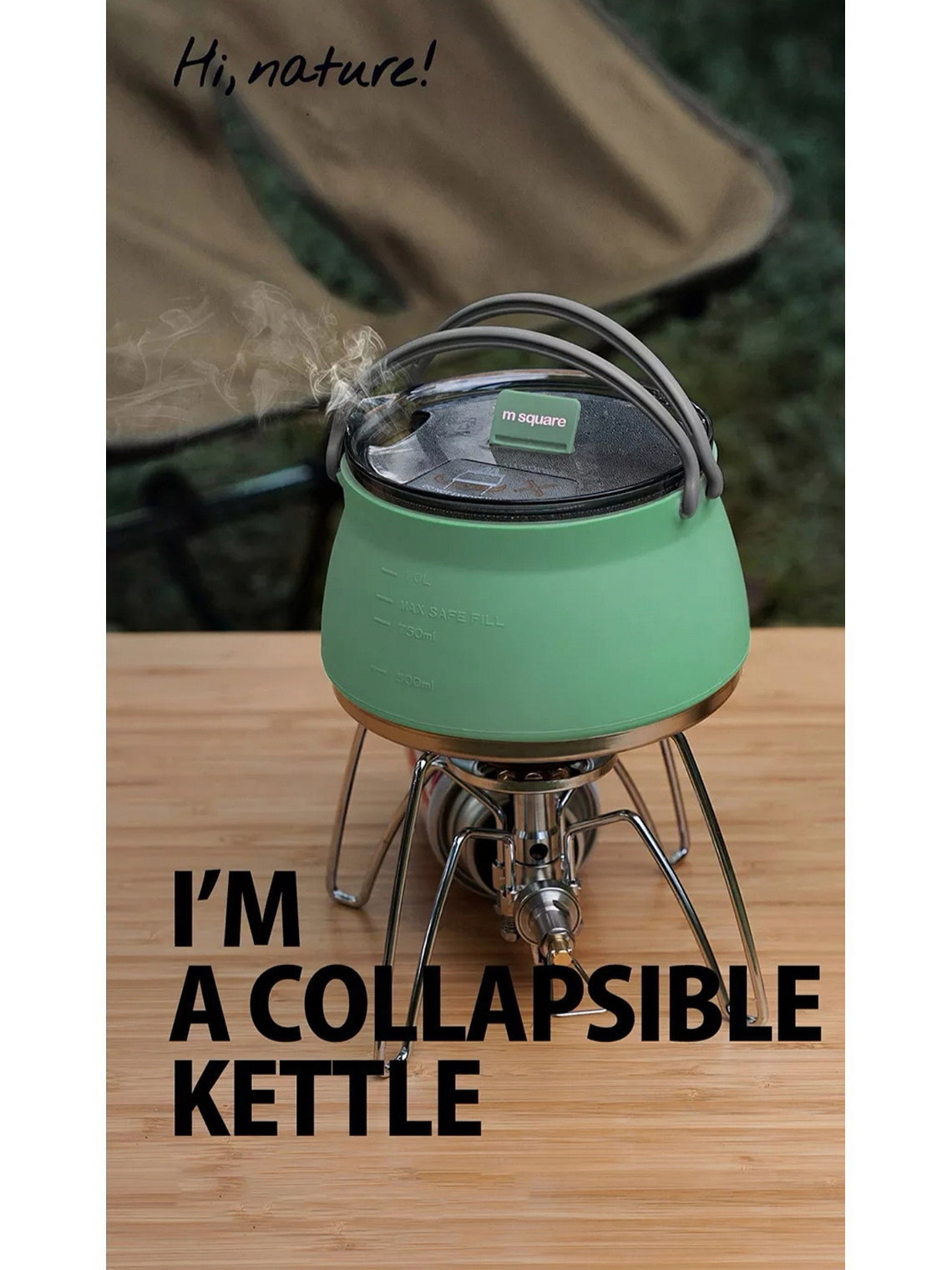 Hervidor Plegable Silicona 3