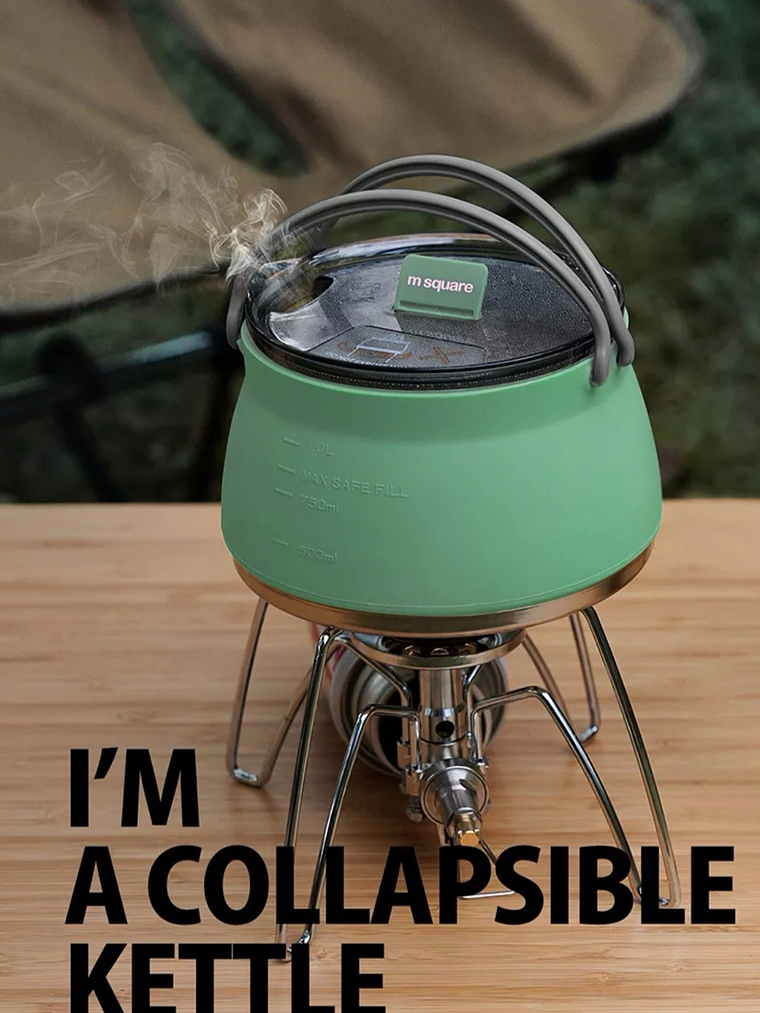 Hervidor Plegable Silicona 3