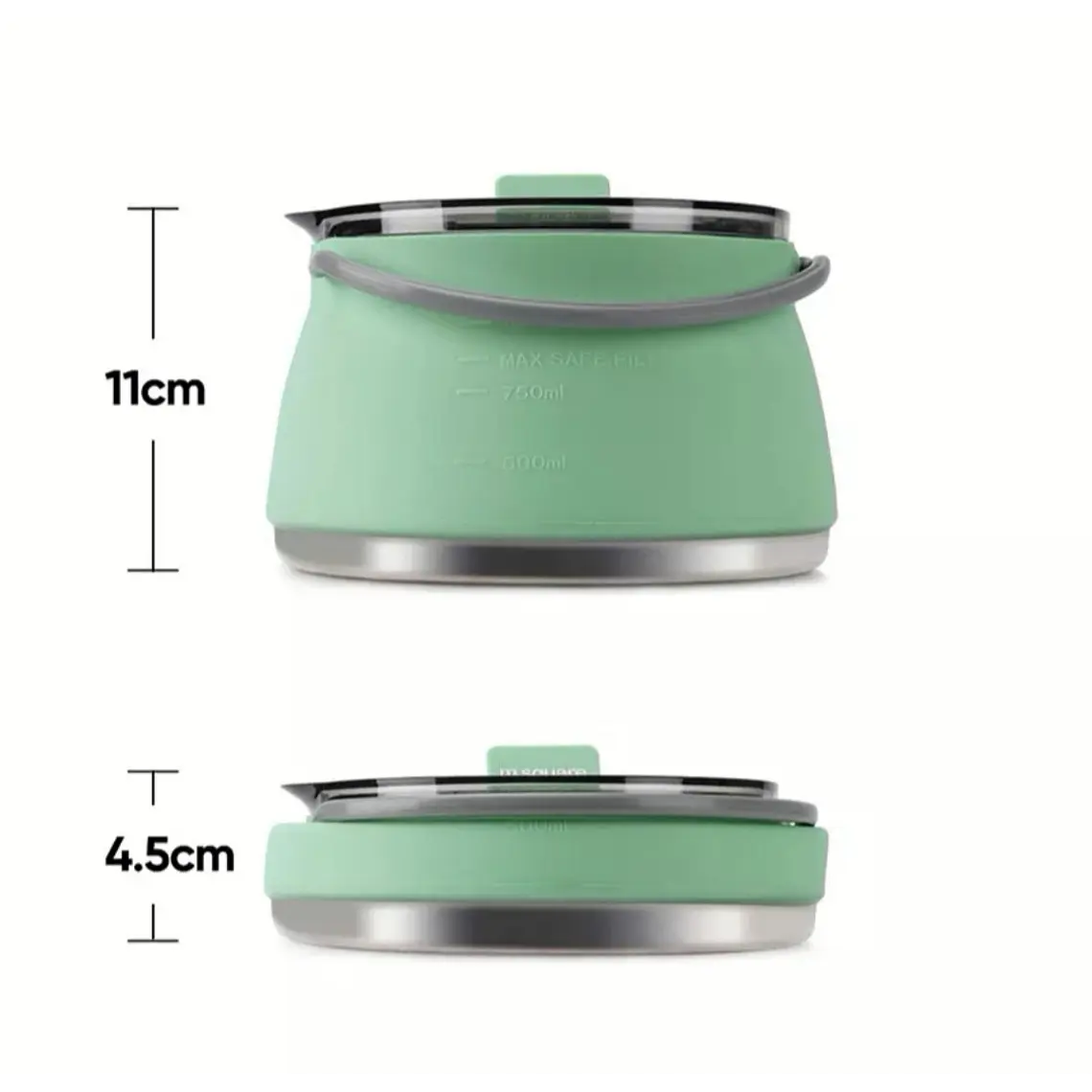 Hervidor Plegable Silicona 4