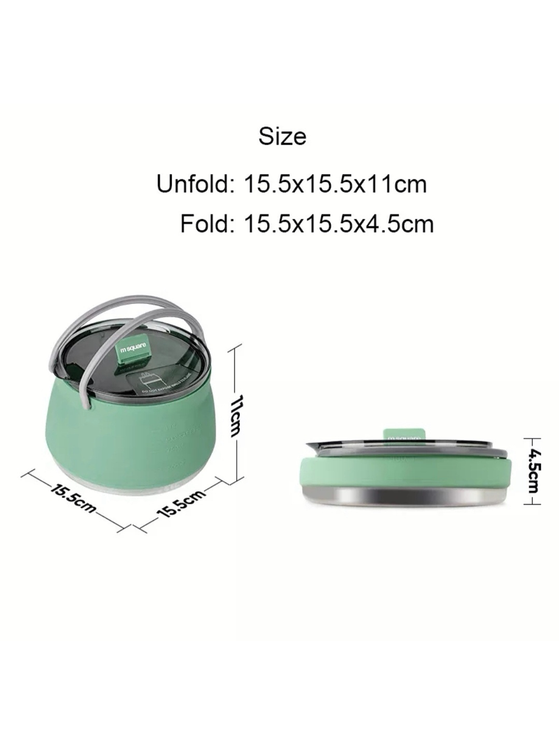 Hervidor Plegable Silicona 6