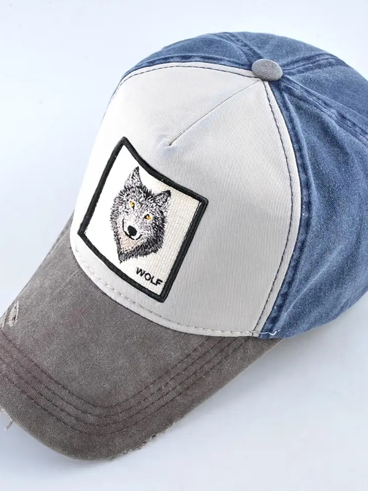 Jockey Lavado Bordado Wolf 3