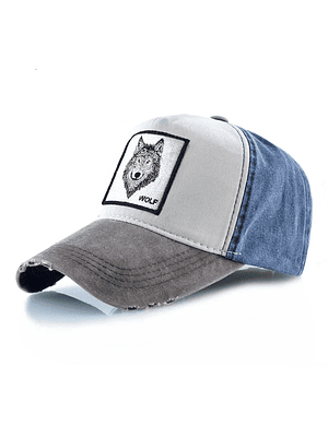 Jockey Lavado Bordado Wolf