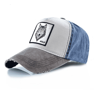 Jockey Lavado Bordado Wolf