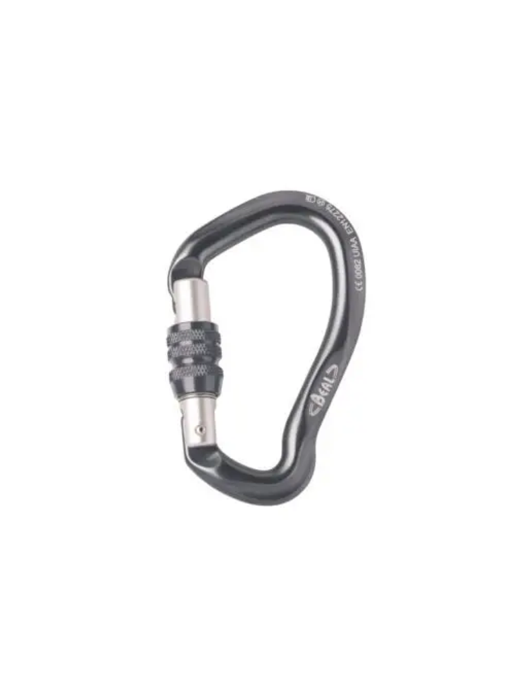 Mosquetón HMS 26KN Asimétrico Be Link Seguro Rosca Beal 1