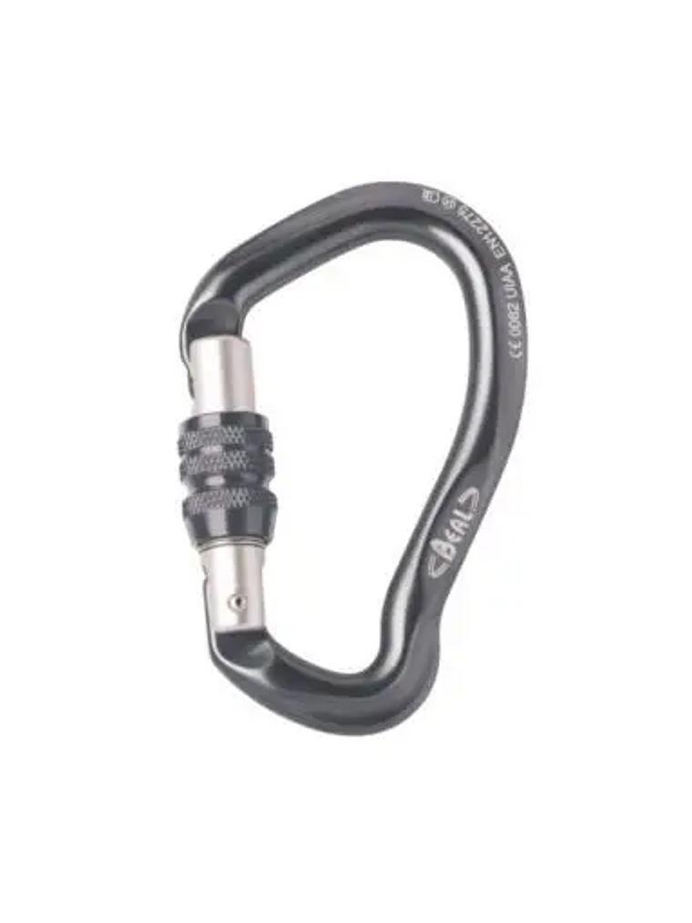 Mosquetón HMS 26KN Asimétrico Be Link Seguro Rosca Beal 1