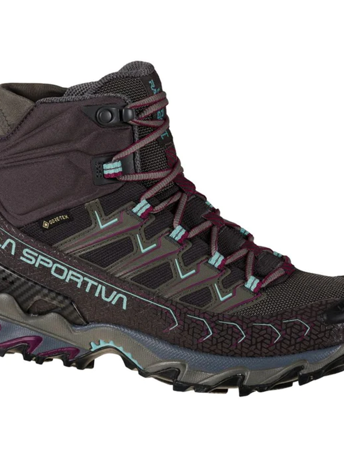 Zapato Trekking Ultra Raptor II Mid GTX Mujer Carbon Iceberg 1