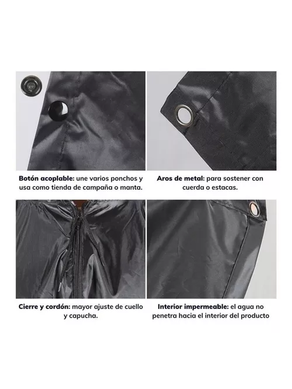 Poncho Impermeable Multifunción Ultra Resistente 4