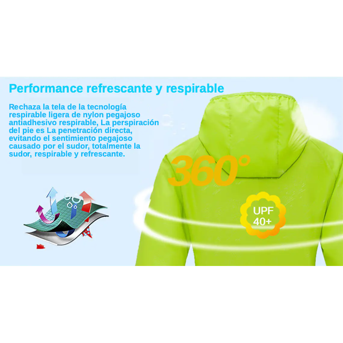 Chubasquera Unisex Ligera con Capucha | Protección para Lluvia y Viento 5