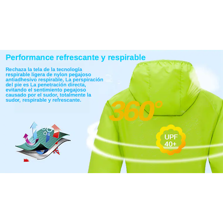 Chubasquera Unisex Ligera con Capucha | Protección para Lluvia y Viento 5