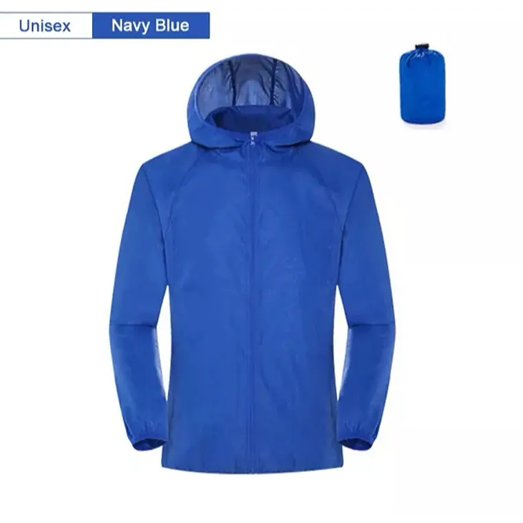 Chubasquera Unisex Ligera con Capucha | Protección para Lluvia y Viento 2