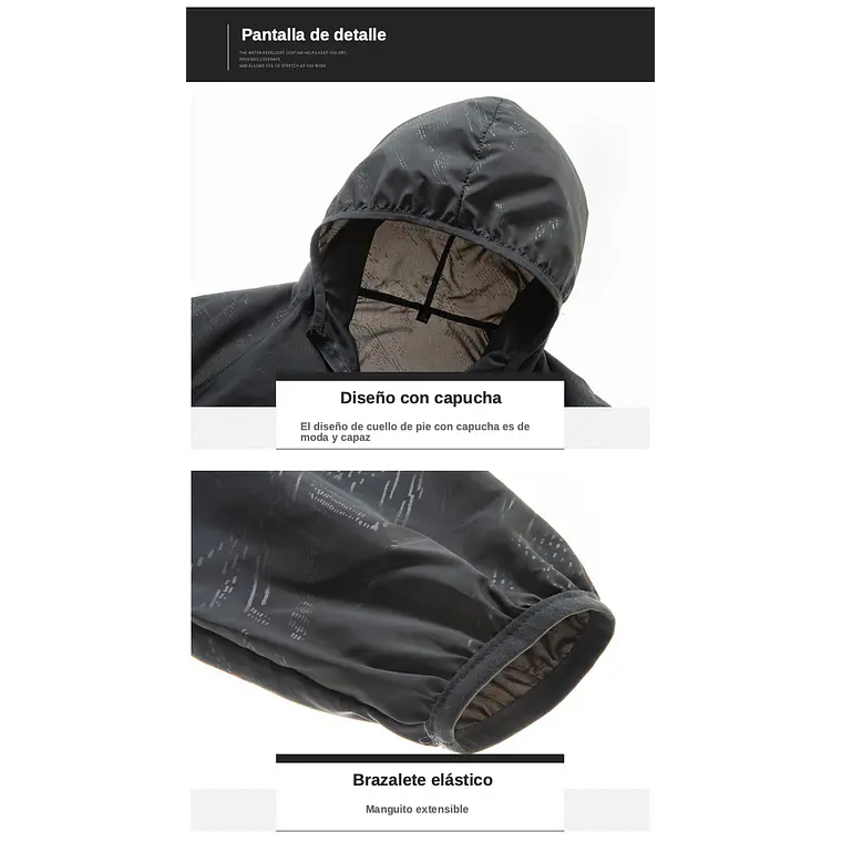 Chubasquera Unisex Ligera con Capucha | Protección para Lluvia y Viento 10