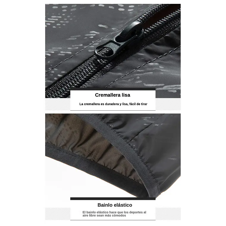 Chubasquera Unisex Ligera con Capucha | Protección para Lluvia y Viento 11