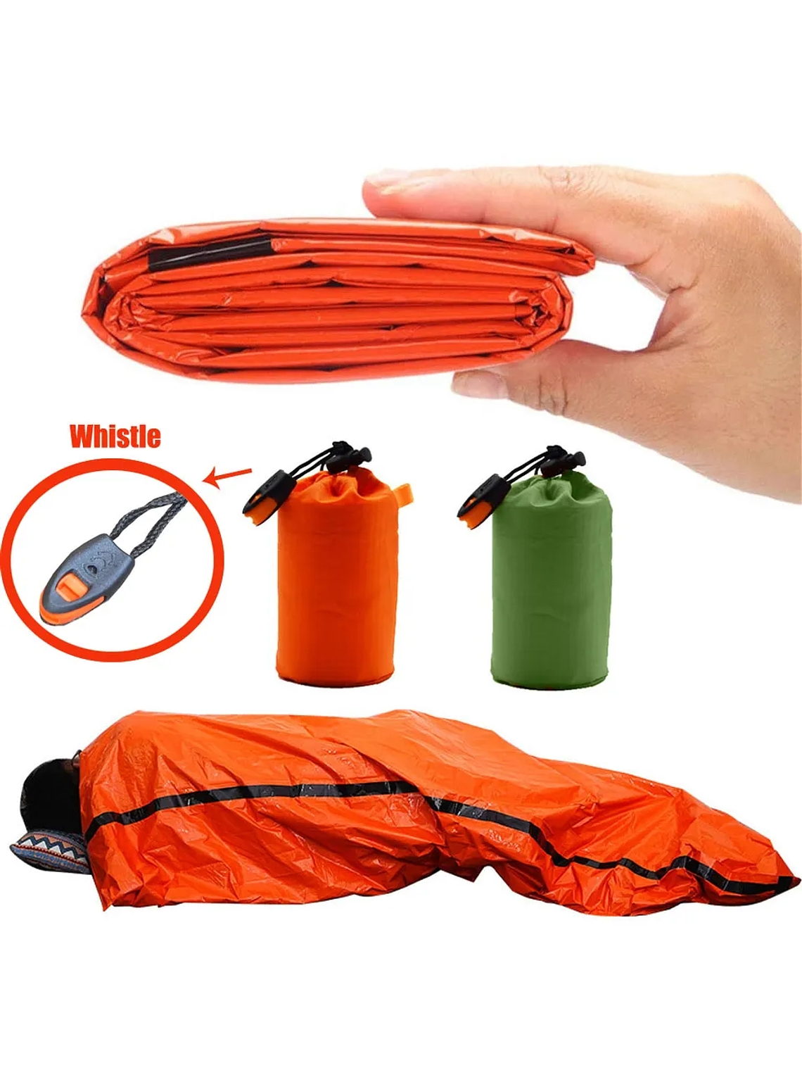 Manta térmica con silbato 5