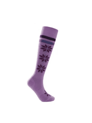 Calcetines Largos 65% Lana Merino Purple