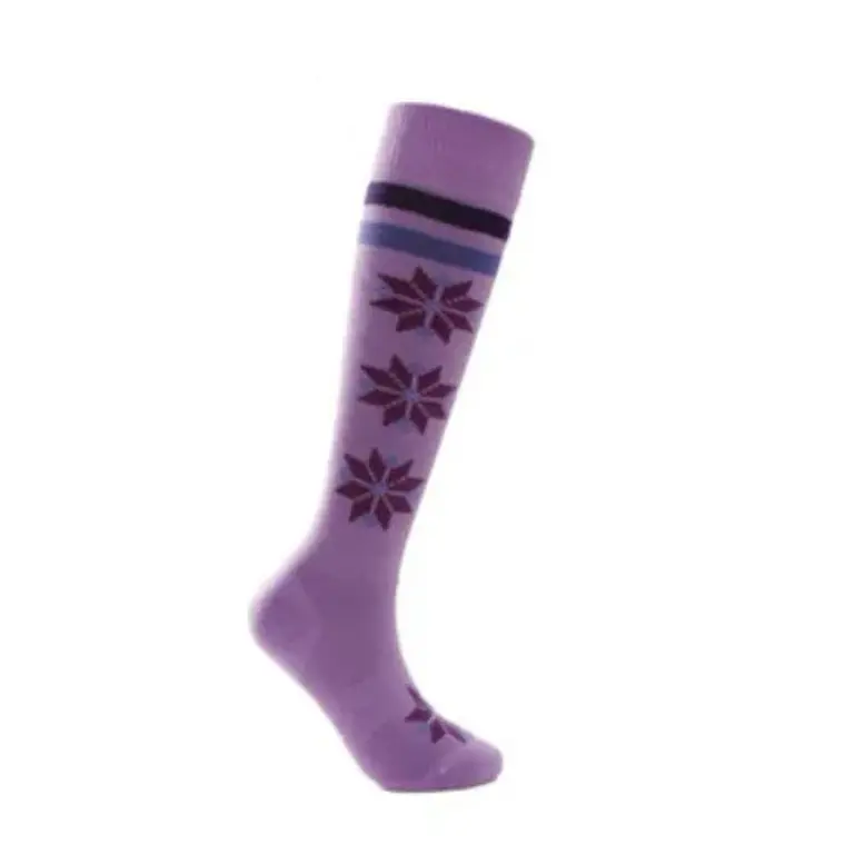 Calcetines Largos 65% Lana Merino Purple 1