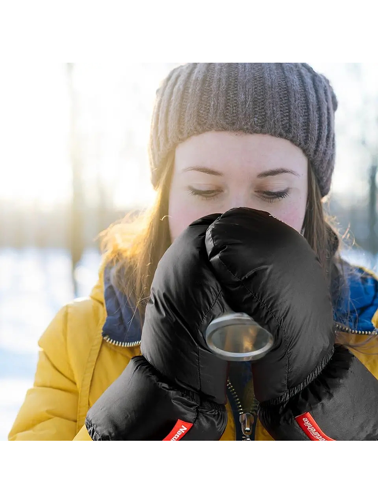 Guantes Mitones de pluma  3