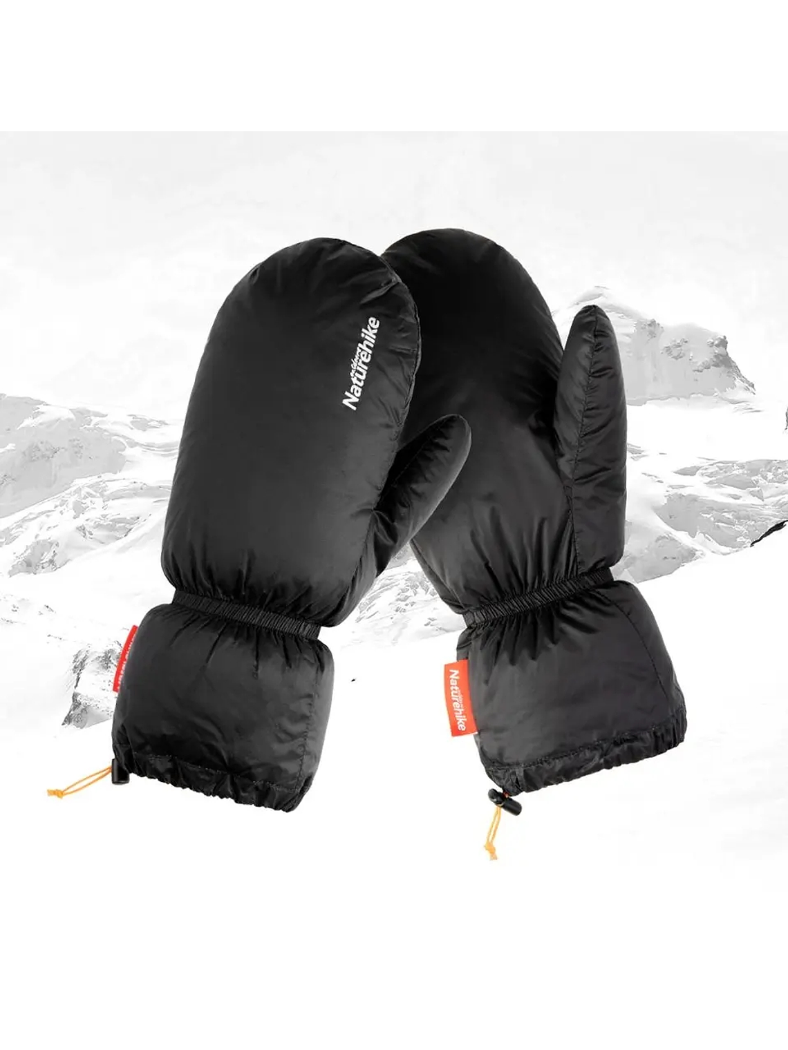 Guantes Mitones de pluma  1