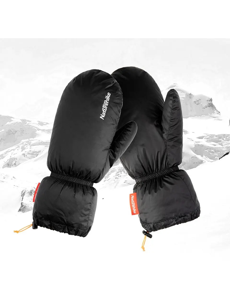 Guantes Mitones de pluma  1