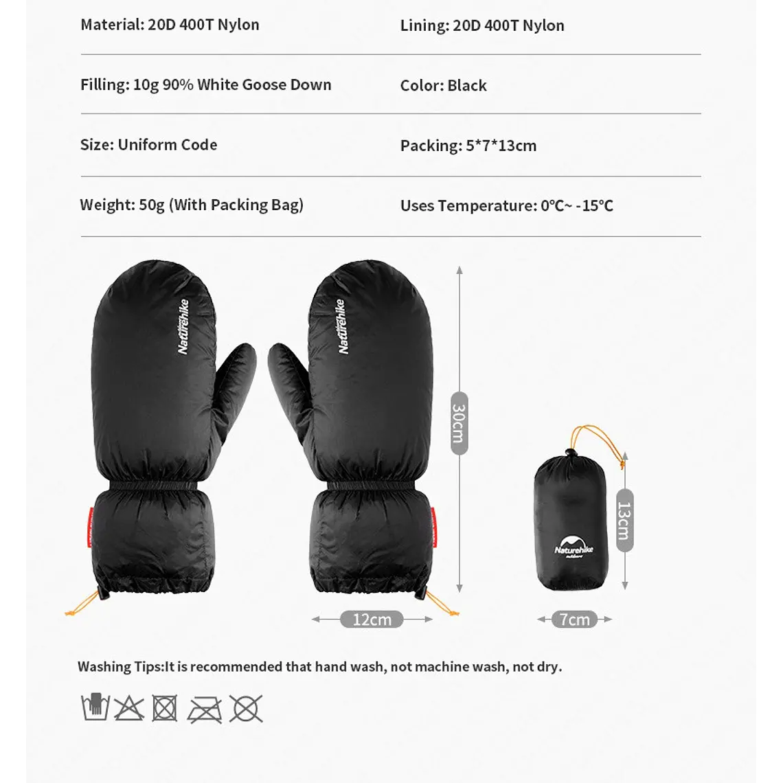 Guantes Mitones de pluma  5