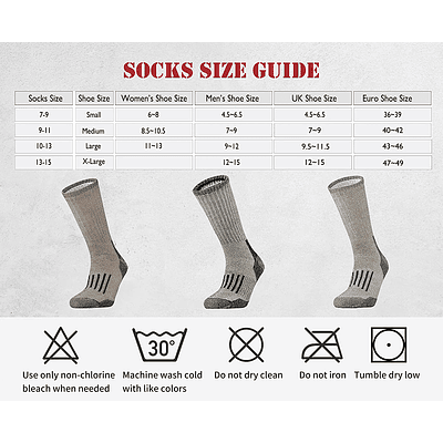 Pack 4 Pares Calcetines Unisex 80% Lana Merino Green L