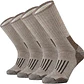 Pack 4 Pares Calcetines Unisex 80% Lana merino Brown Talla L - Miniatura 1