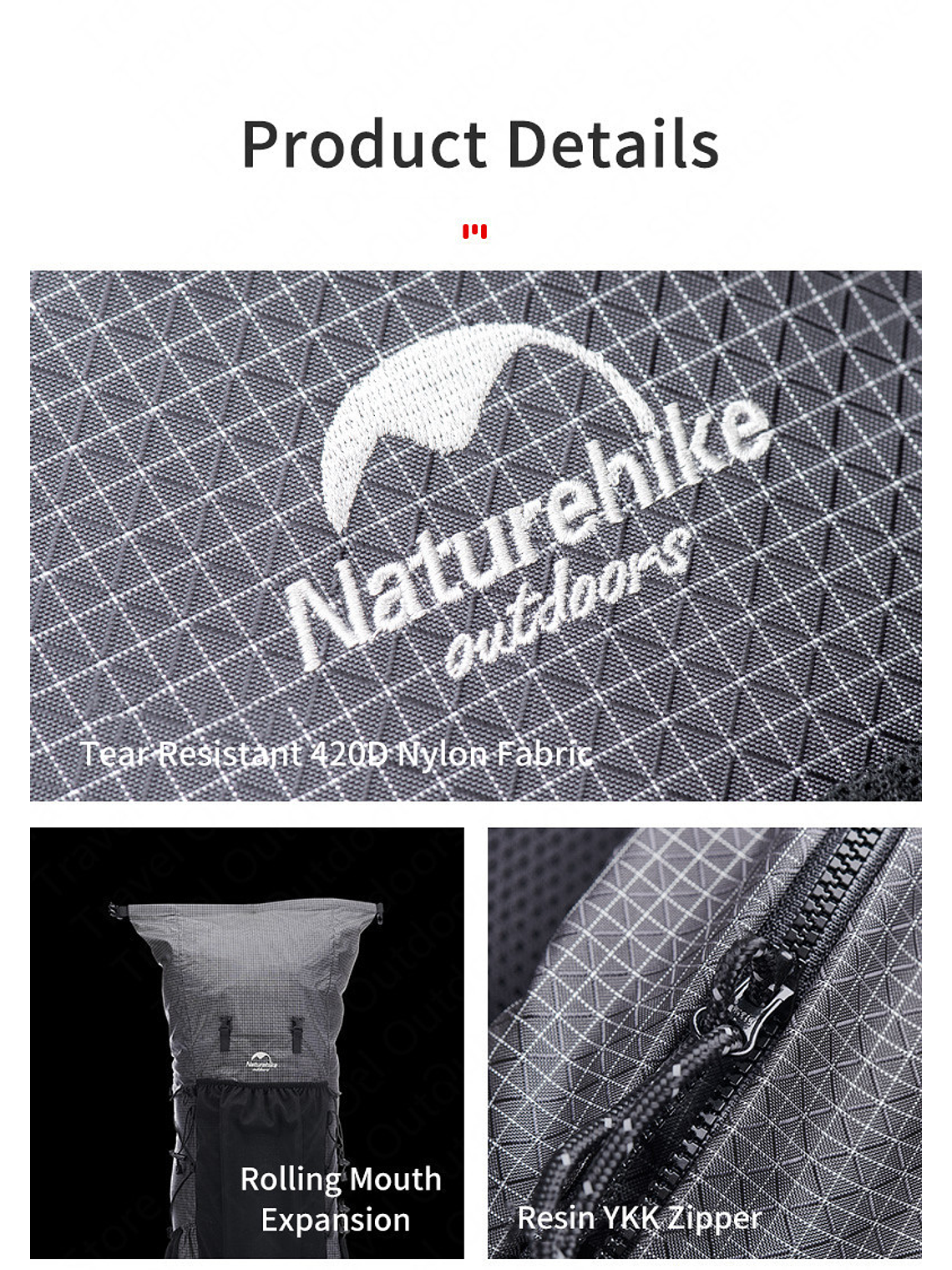 Mochila Naturehike 60+5 4