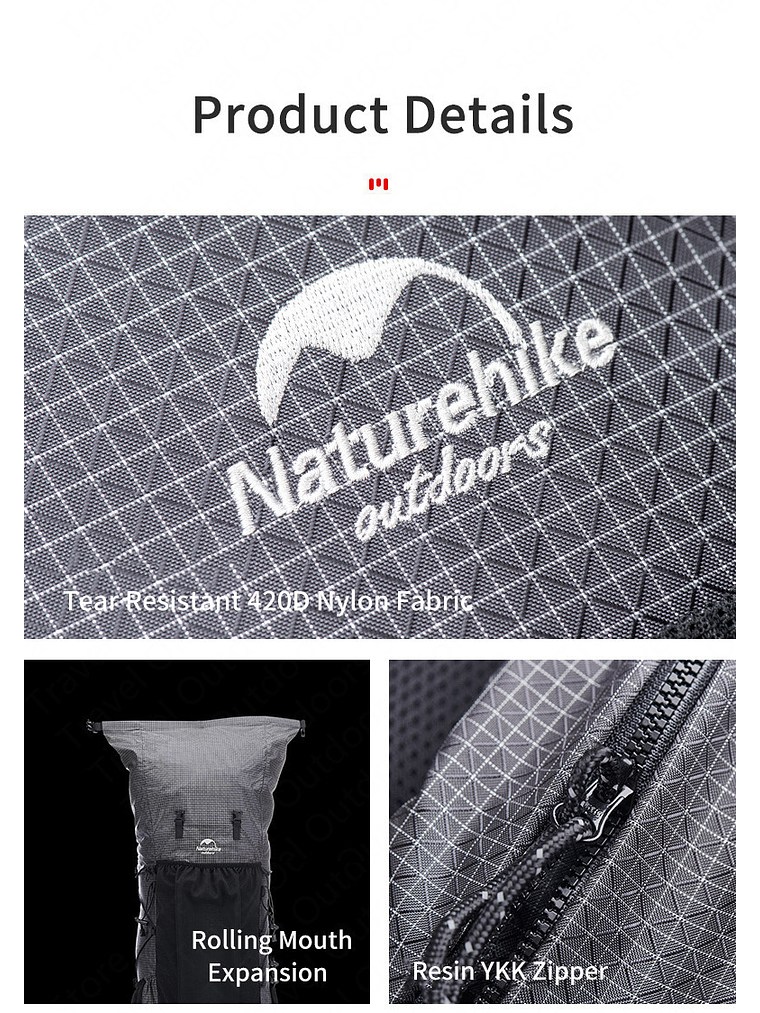 Mochila Naturehike 60+5 4