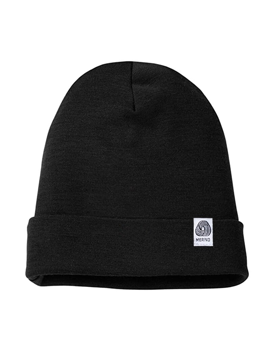 Gorro 100 % lana merino 230 g Unisex Black 1