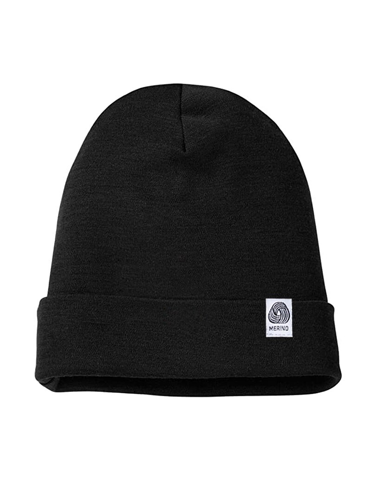 Gorro 100 % lana merino 230 g Unisex Black 1
