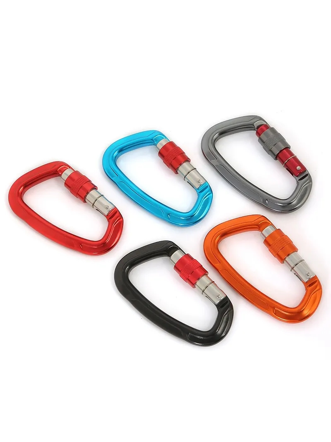 Mosquetón D Seguro Rosca Xinda 1