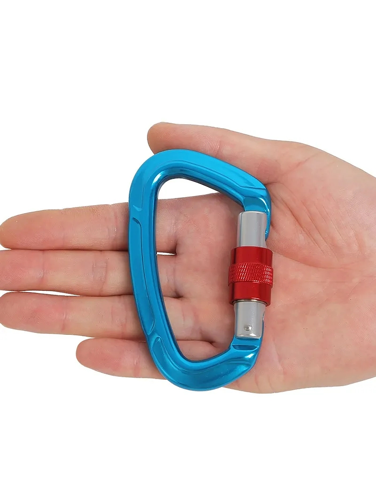 Mosquetón D Seguro Rosca Xinda 4