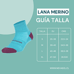 Calcetines Deportivos de Lana Merino Ultraligeros Zeal Wood