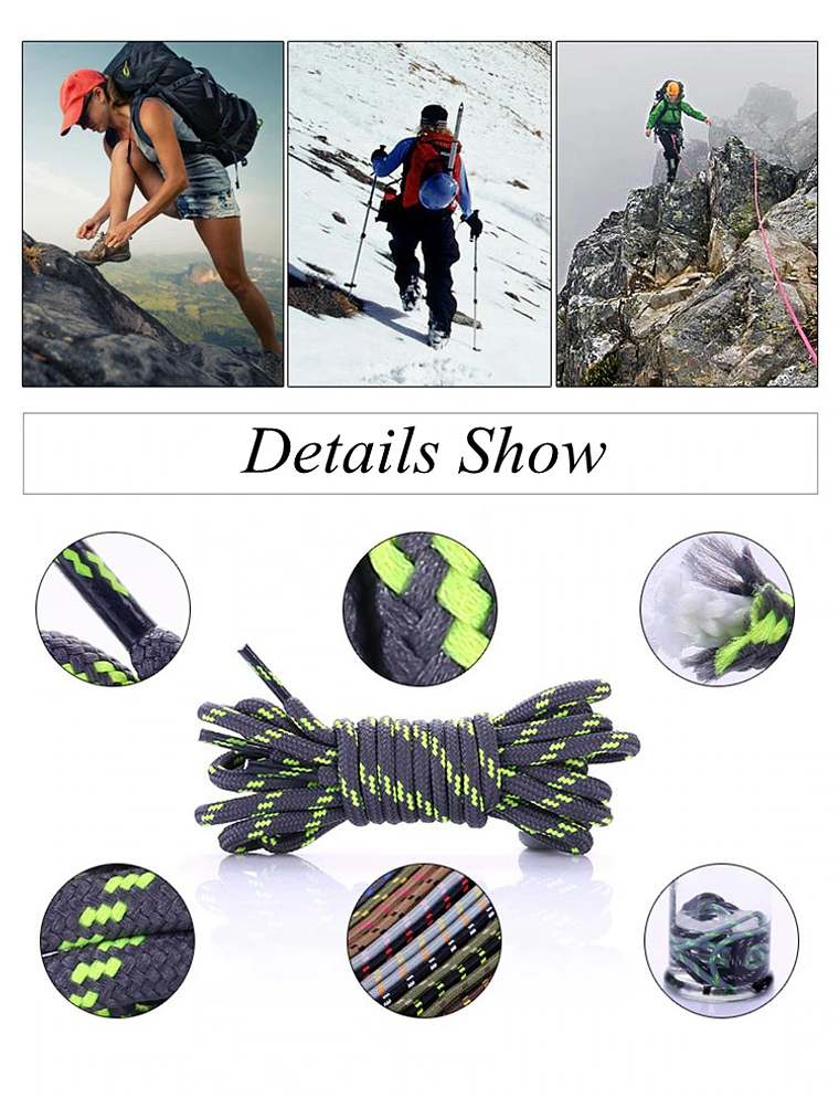 Cordones Redondos 140 cm Zapato Trekking 13