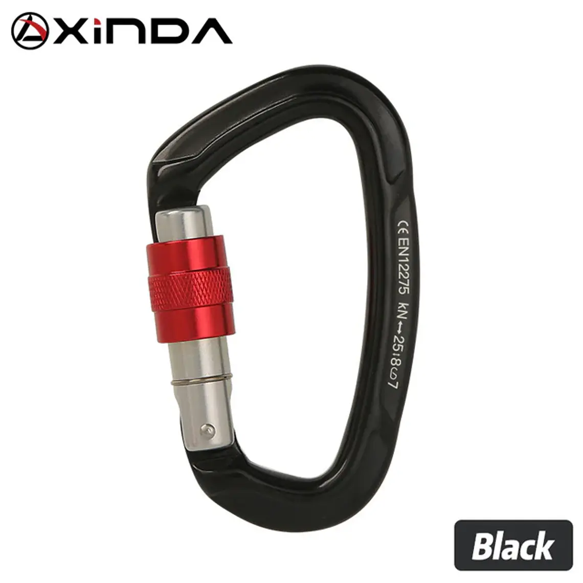 Mosquetón D Seguro Rosca Xinda 5