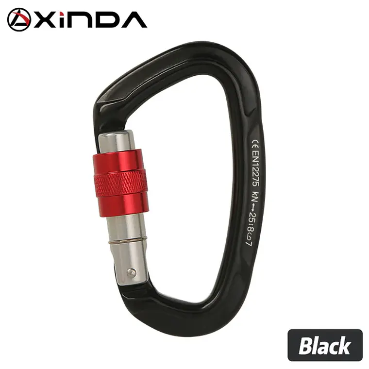 Mosquetón D Seguro Rosca Xinda 5