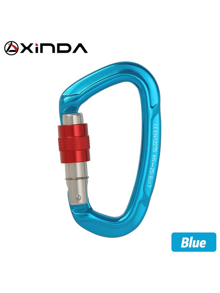 Mosquetón D Seguro Rosca Xinda 6