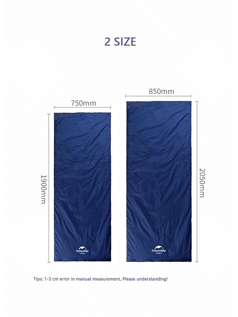 Saco de Dormir LW 180 Mini Ultralight Blue 2