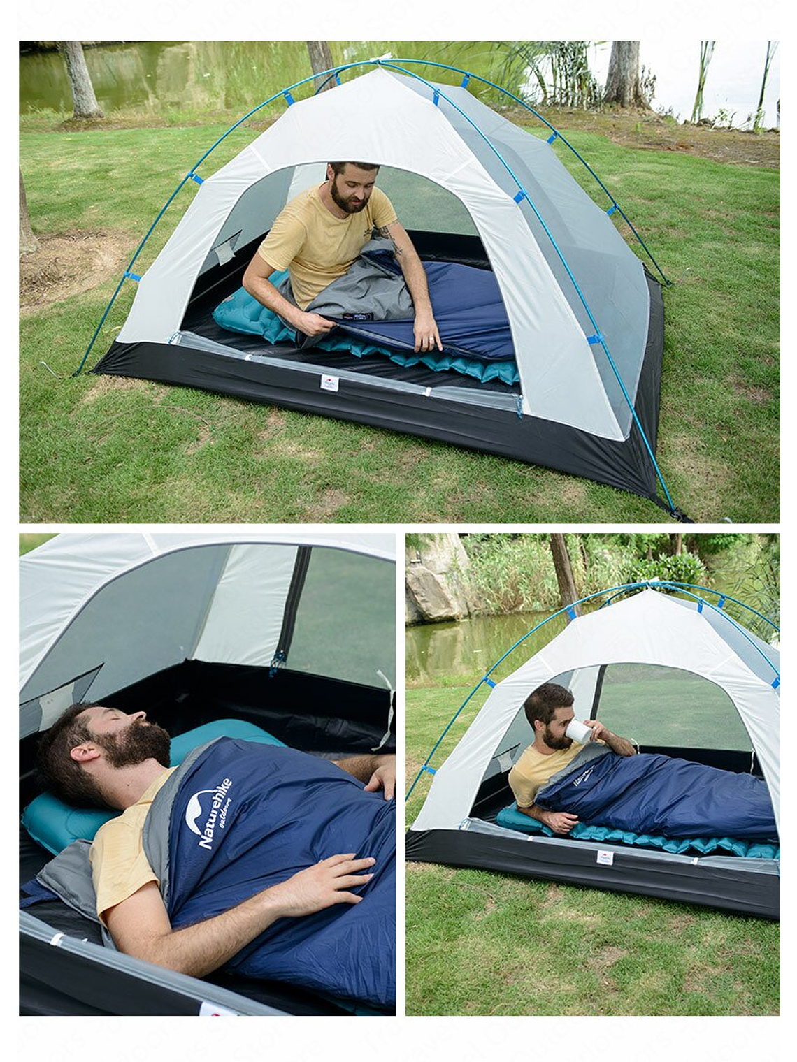 Saco de Dormir LW 180 Mini Ultralight Blue 3