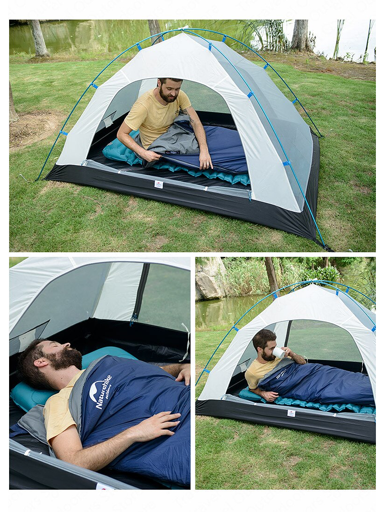 Saco de Dormir LW 180 Mini Ultralight Blue 3