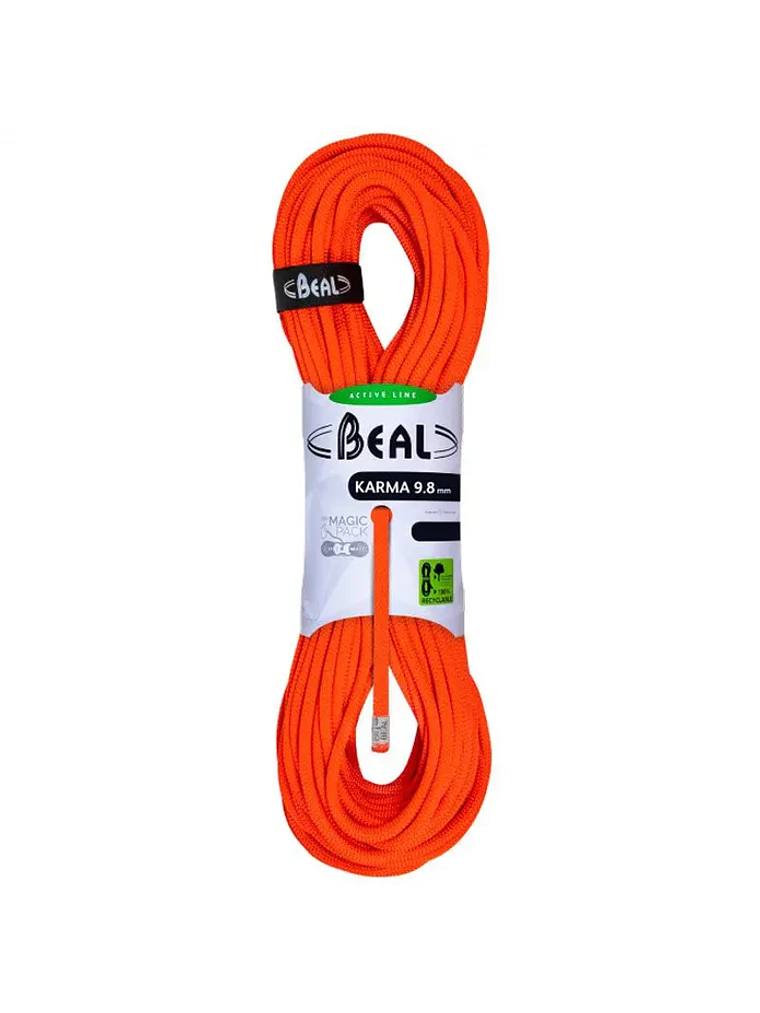 Cuerda Dinámica Karma 9,8Mm X 70Mts Solid Orange 1