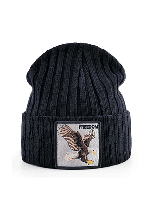 Gorro Bordado Águila Black