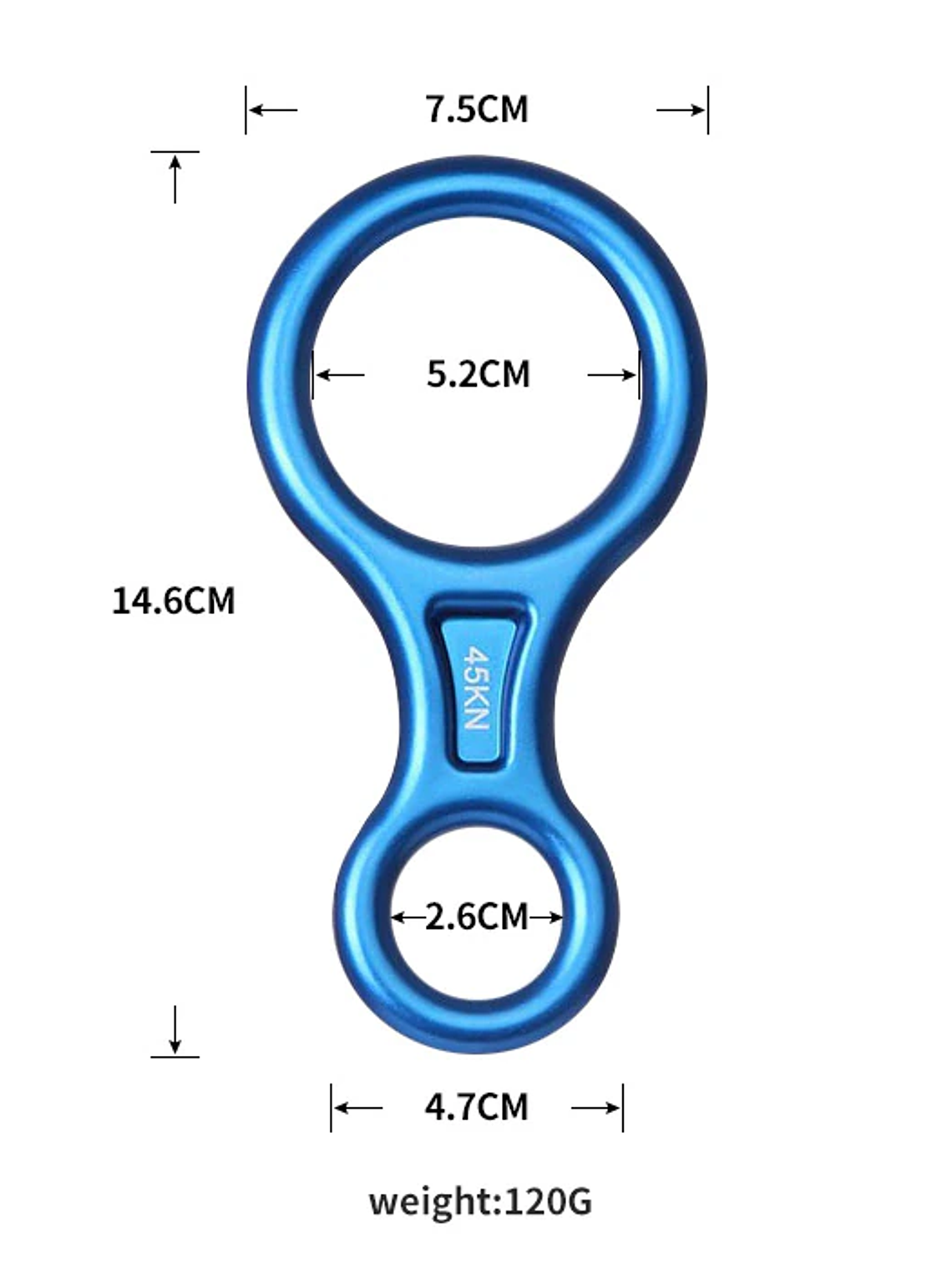 Descendedor / Asegurador Ocho Xinda 45 kn 6