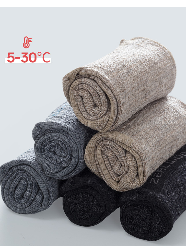 Calcetines deportivos de lana merino ultraligeros Zeal Wood Black/M 2