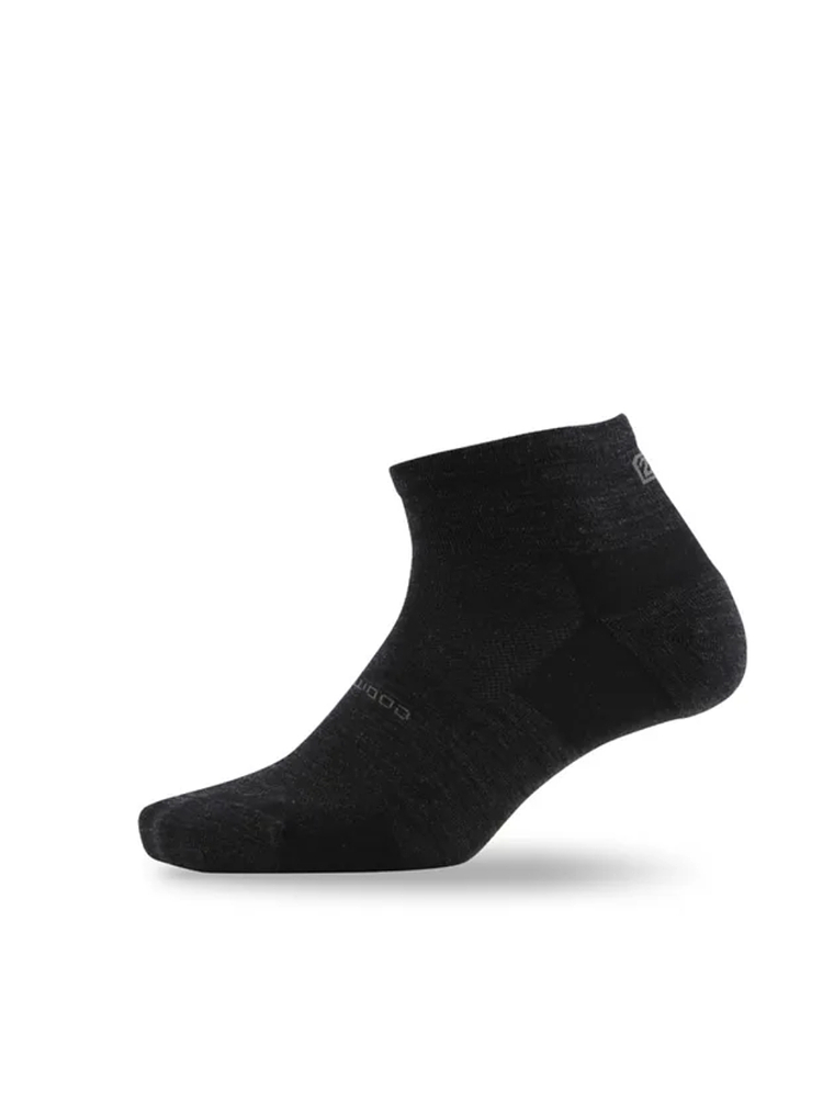 Calcetines deportivos de lana merino ultraligeros Zeal Wood Black/M 1