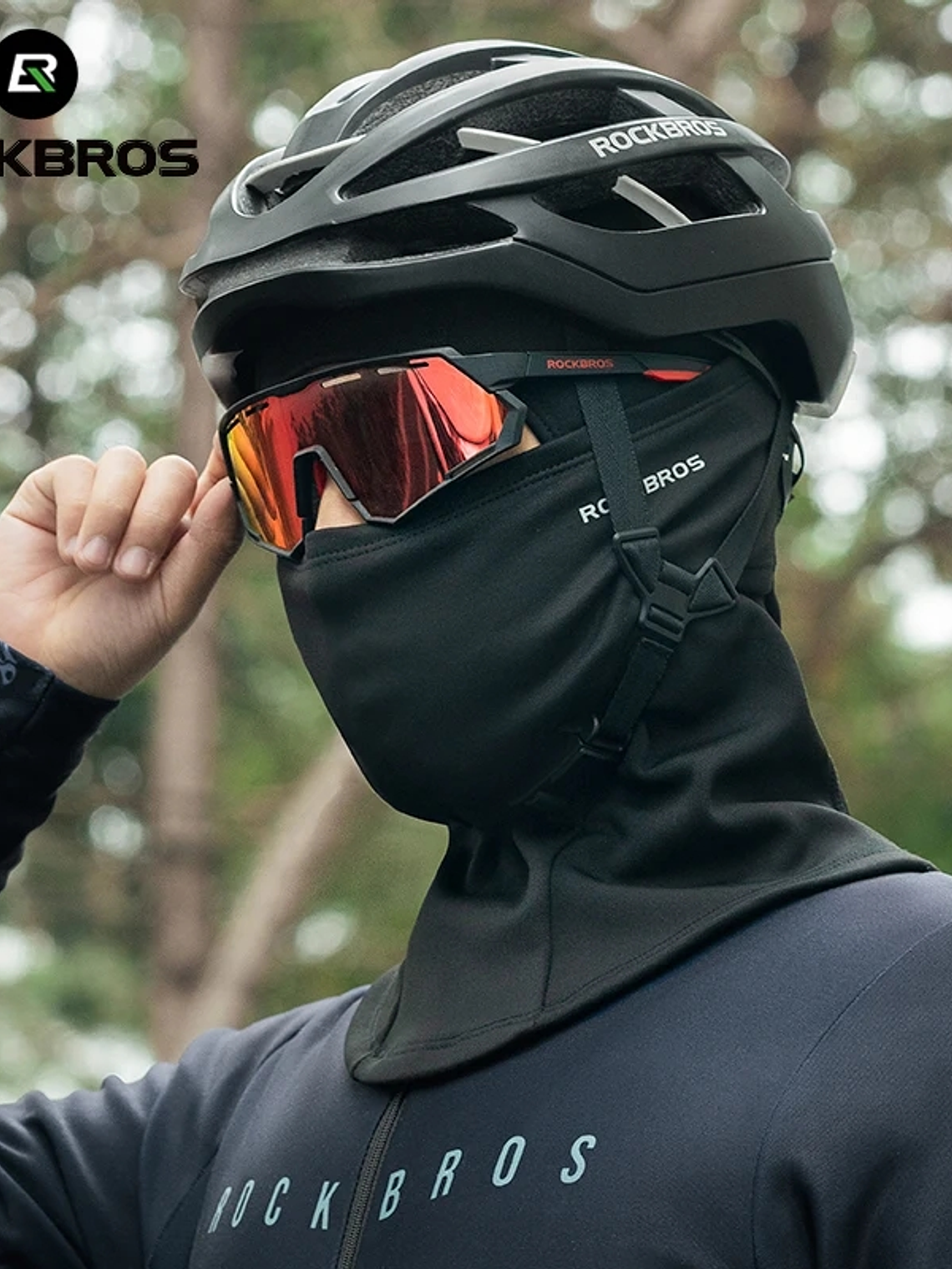 Balaclava Rockbros Orange 4