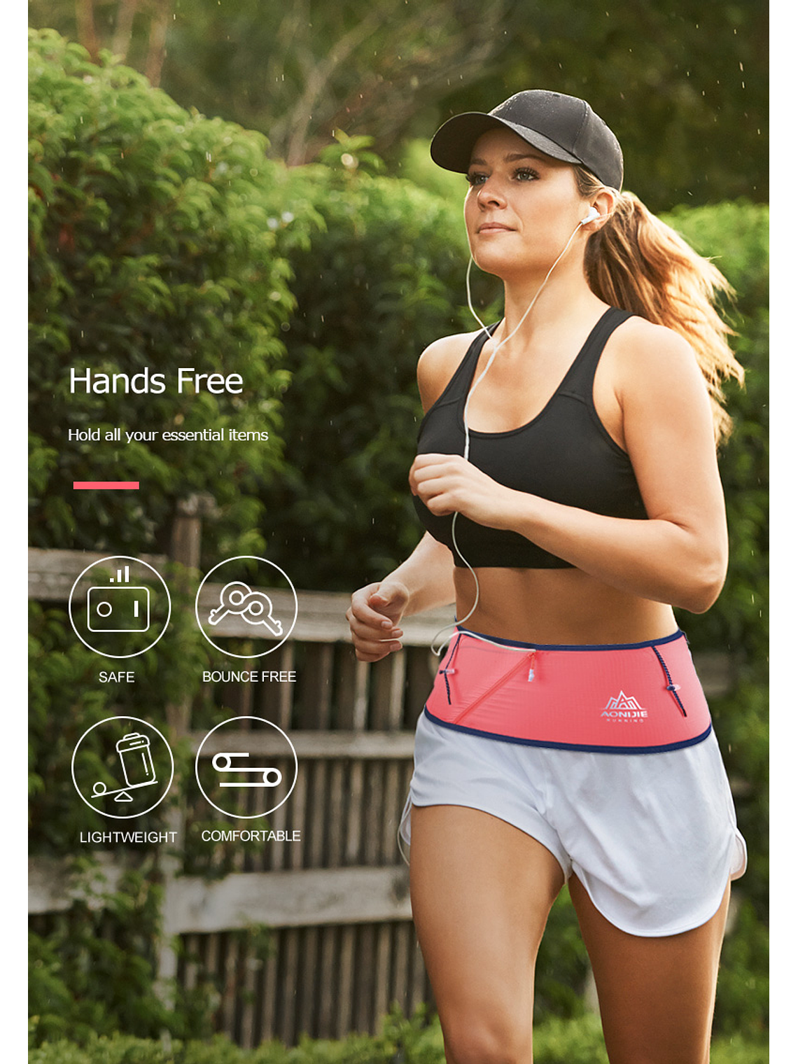 Riñonera Aonijie Pink 5