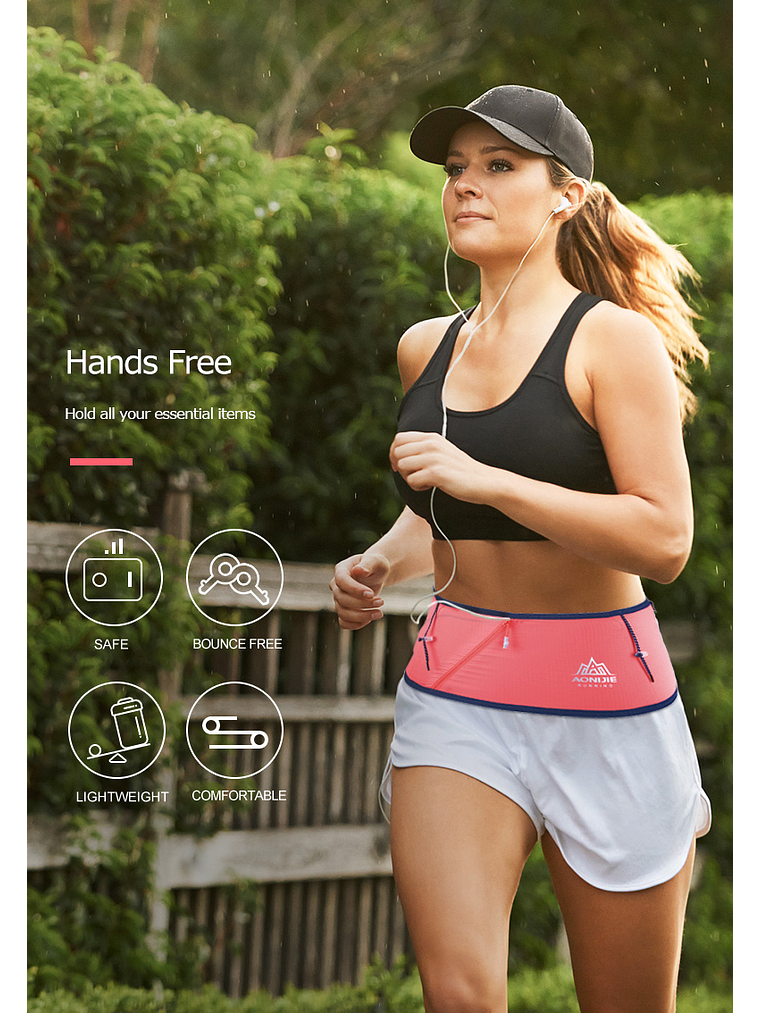 Riñonera Aonijie Pink 5